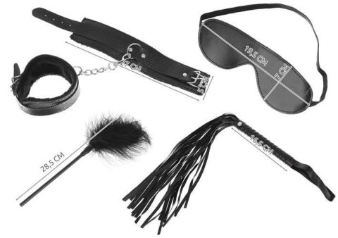 AKCESORIA EROTYCZNE - ZESTAW - CZARNE - 8872