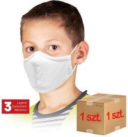 MASECZKA WIELOKROTNEGO UŻYTKU DLA DZIECI / BIAŁA / MAS-SAFER-KIDS W