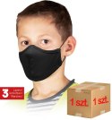 MASECZKA WIELOKROTNEGO UŻYTKU DLA DZIECI / CZARNA / MAS-SAFER-KIDS B