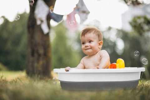 MISKA SILIKONOWA - KOSZ SKŁADANY NA PRANIE