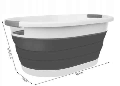 MISKA SILIKONOWA - KOSZ SKŁADANY NA PRANIE