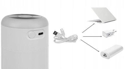 NAWILŻACZ POWIETRZA Z DYFUZOREM ZAPACHU LED NP1636