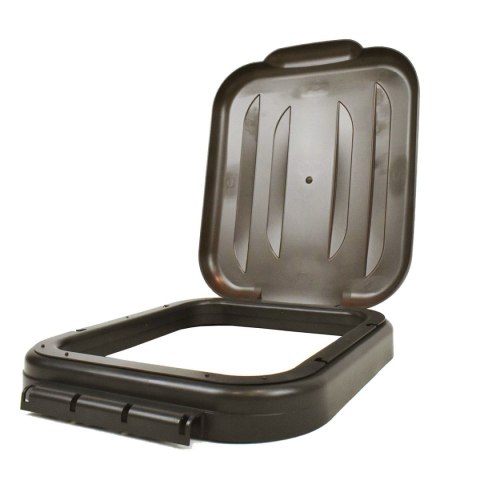 POKRYWA STOJAKA DO SEGREGACJI ODPADÓW BRĄZOWA - MDRC