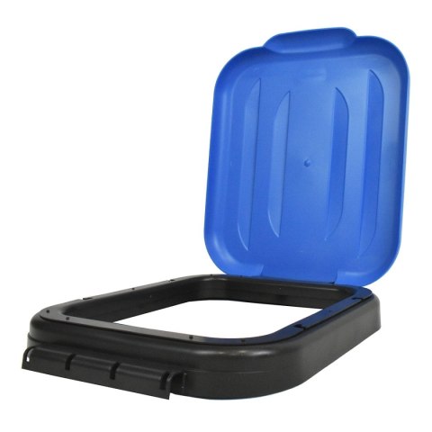 POKRYWA STOJAKA DO SEGREGACJI ODPADÓW NIEBIESKA - MDRC