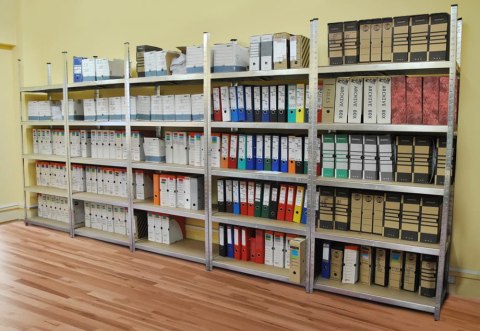 REGAŁ MAGAZYNOWY 150x75x30 CM - 4 PÓŁKI