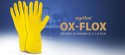 RĘKAWICE OCHRONNE GUMOWE FLOKOWANE / ŻÓŁTE / OX-FLOX - 240 PAR (8 - M)