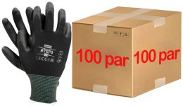 RĘKAWICE ROBOCZE / CZARNE / RTEPO_BB - 100 PAR (10 - XL)