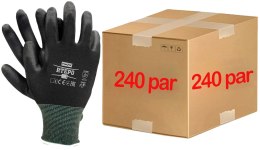 RĘKAWICE ROBOCZE / CZARNE / RTEPO_BB - 240 PAR (7 - S)