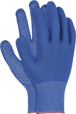 RĘKAWICE ROBOCZE / NIEBIESKO-BIAŁE / ROZMIAR: 9 - L / OX-DOTUA_NW - 240 PAR
