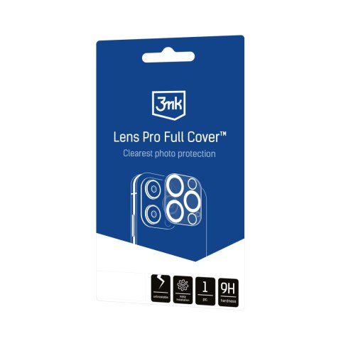 SZKŁO HARTOWANE 3MK LENS PRO FULL COvER APPLE IPHONE 15/15 PLUS SZKŁO HARTOWANE 3MK LENS PRO FULL COvER APPLE IPHONE 15/15 PLUS