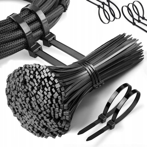 OPASKI ZACISKOWE TRYTKI 4,8 x 300 MM - 100 SZT.