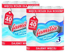 PAPIER TOALETOWY 40R FAMILIA 3W - 80 ROLEK