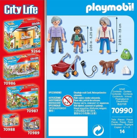 PLAYMOBIL - 70990 - DZIADKOWIE Z WNUCZKIEM PLAYMOBIL - 70990 - DZIADKOWIE Z WNUCZKIEM