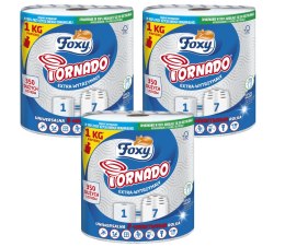 RĘCZNIK PAPIEROWY FOXY TORNADO - 3 SZT.