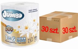 RĘCZNIK PAPIEROWY 1R SŁONIK JUMBO MAXI 300 LIST 2W - 30 SZT.
