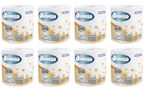 RĘCZNIK PAPIEROWY 1R SŁONIK JUMBO MAXI 300 LIST 2W - 8 SZT. RĘCZNIK PAPIEROWY 1R SŁONIK JUMBO MAXI 300 LIST 2W - 8 SZT.