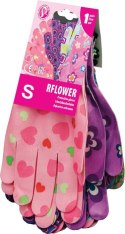 RĘKAWICE OGRODOWE / KOLOROWE / RFLOWER (7 - S)