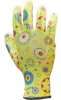 RĘKAWICE OGRODOWE / KOLOROWE / RGARDEN-NI - 12 PAR (8 - M)