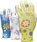 RĘKAWICE OGRODOWE / KOLOROWE / RGARDEN-PU - 12 PAR (6 - XS)