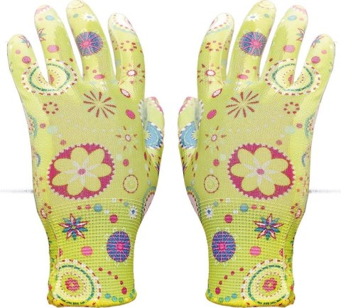 RĘKAWICE OGRODOWE / KOLOROWE / RGARDEN-PU - 12 PAR (6 - XS) RĘKAWICE OGRODOWE / KOLOROWE / RGARDEN-PU - 12 PAR (6 - XS)