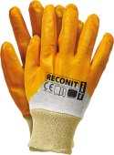 RĘKAWICE ROBOCZE / POMARAńCZOWE / RECONIT - 10 PAR (10 - XL)