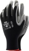 RĘKAWICE ROBOCZE / CZARNO-SZARE / RTEPO_BS - 240 PAR (10 - XL)