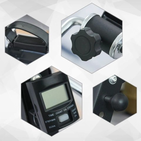 ROWER TRENINGOWY DLA SENIORÓW 2W1 CZARNY PAKO A90-158BK