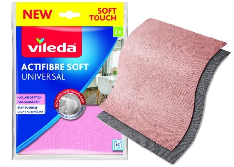 ŚCIERECZKA VILEDA ACTIFIBRE SOFT 2 SZT. ŚCIERECZKA VILEDA ACTIFIBRE SOFT 2 SZT.