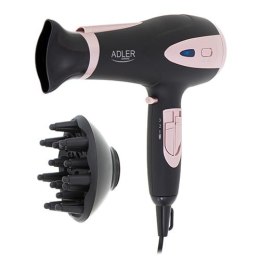 SUSZARKA DO WŁOSÓW CZARNA 2200W ION + DYFUZOR ADLER AD 2248B