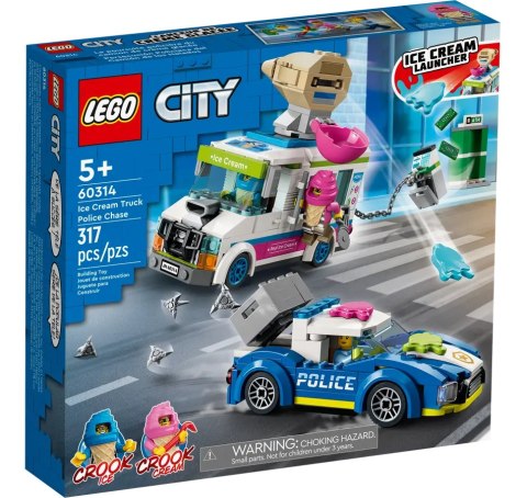 60314 - LEGO CITY - POLICYJNY POŚCIG ZA FURGONETKĄ Z LODAMI 60314 - LEGO CITY - POLICYJNY POŚCIG ZA FURGONETKĄ Z LODAMI