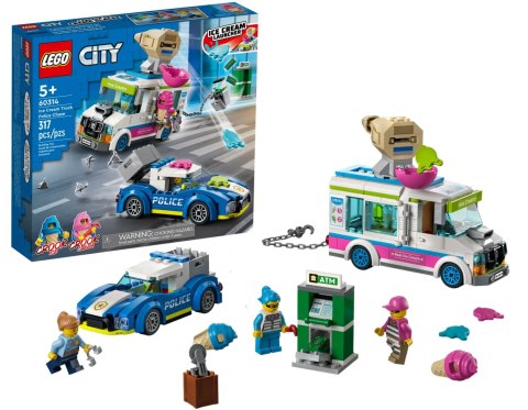 60314 - LEGO CITY - POLICYJNY POŚCIG ZA FURGONETKĄ Z LODAMI 60314 - LEGO CITY - POLICYJNY POŚCIG ZA FURGONETKĄ Z LODAMI