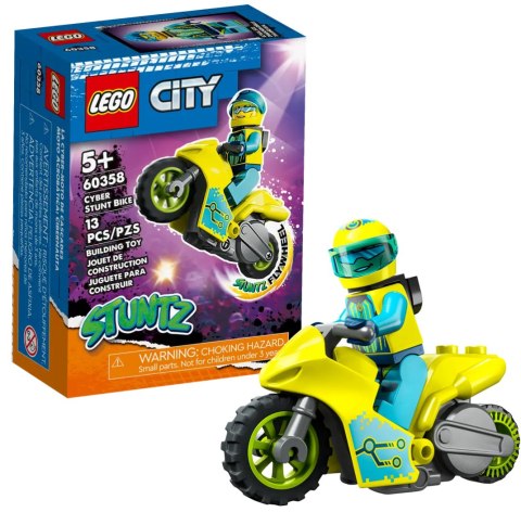 60358 - LEGO CITY - CYBERMOTOCYKL KASKADERSKI