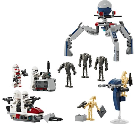 75372 - LEGO STAR WARS - ZESTAW BITEWNY Z ŻOŁNIERZEM ARMII KLONÓW™ I DROIDEM BOJOWYM™ 75372 - LEGO STAR WARS - ZESTAW BITEWNY Z ŻOŁNIERZEM ARMII KLONÓW™ I DROIDEM BOJOWYM™