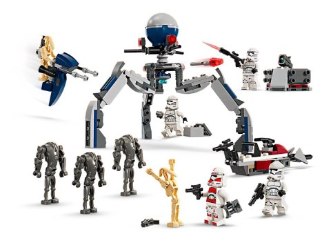 75372 - LEGO STAR WARS - ZESTAW BITEWNY Z ŻOŁNIERZEM ARMII KLONÓW™ I DROIDEM BOJOWYM™ 75372 - LEGO STAR WARS - ZESTAW BITEWNY Z ŻOŁNIERZEM ARMII KLONÓW™ I DROIDEM BOJOWYM™