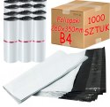 FOLIOPAKI KURIERSKIE BIAŁE B4 260x350MM - 1000 SZT.