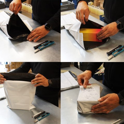 FOLIOPAKI KURIERSKIE BIAŁE XL 500x600MM - 500 SZT.