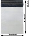 FOLIOPAKI KURIERSKIE BIAŁE XL 500x600MM - 500 SZT.