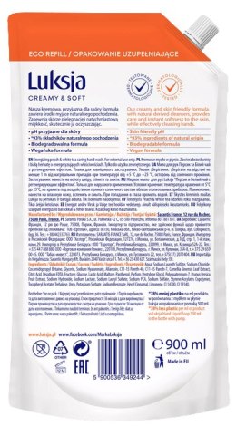 LUKSJA KREMOWE MYDŁO W PŁYNIE BRZOSKWINIA I BIAŁA HERBATA 900 ML