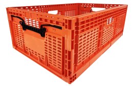 SKRZYNKA SKŁADANA 600x400x219MM POMARAńCZOWA