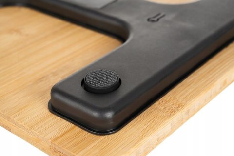 WAGA ŁAZIENKOWA LED - DREWNIANA