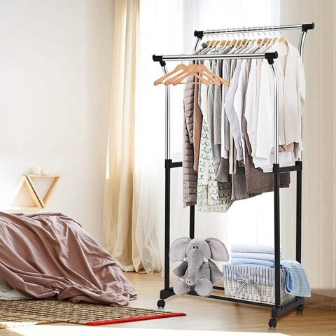 WIESZAK NA UBRANIA PODWÓJNY