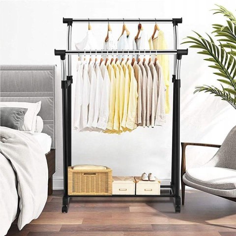 WIESZAK NA UBRANIA PODWÓJNY