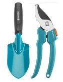 ZESTAW GARDENA ŁOPATKA DO KWIATÓW 8950-20 + SEKATOR OGRODOWY 8754-20