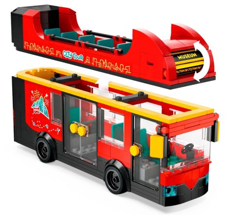 60407 - LEGO CITY - CZERWONY, PIĘTROWY AUTOKAR 60407 - LEGO CITY - CZERWONY, PIĘTROWY AUTOKAR