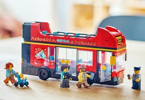 60407 - LEGO CITY - CZERWONY, PIĘTROWY AUTOKAR 60407 - LEGO CITY - CZERWONY, PIĘTROWY AUTOKAR