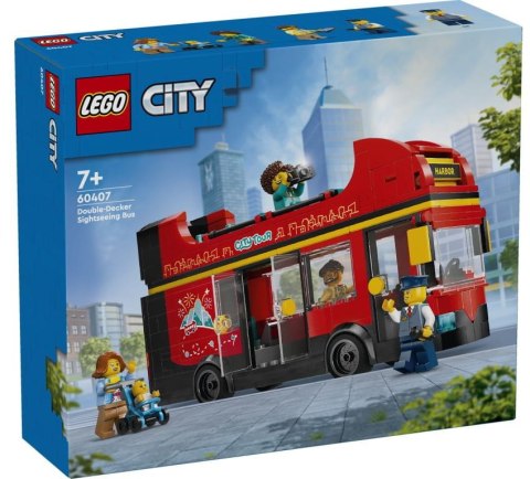 60407 - LEGO CITY - CZERWONY, PIĘTROWY AUTOKAR 60407 - LEGO CITY - CZERWONY, PIĘTROWY AUTOKAR