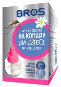 BROS - PŁYN DO ELEKTRO NA KOMARY DLA DZIECI OD 1 ROKU ŻYCIA - 60 NOCY