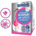 BROS - PŁYN DO ELEKTRO NA KOMARY DLA DZIECI OD 1 ROKU ŻYCIA - 60 NOCY