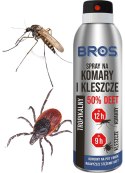 BROS - SPRAY NA KOMARY I KLESZCZE 50% DEET 90ML - 2 SZT.