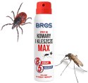 BROS - SPRAY NA KOMARY I KLESZCZE MAX 90ML - 2 SZT.